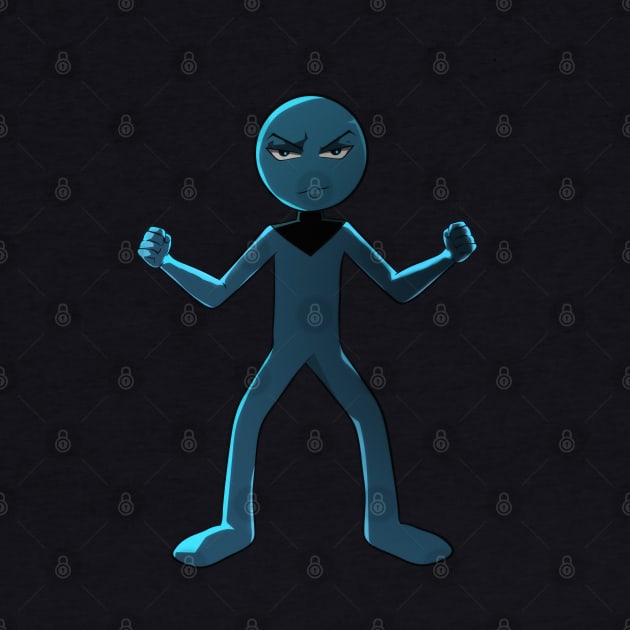 Anime stickman - Anime stick figure by PhilipArnaudov